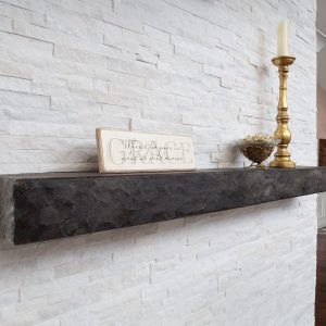 Miller, fireplace mantle